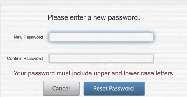 Reset Your Password im Jahr 2012