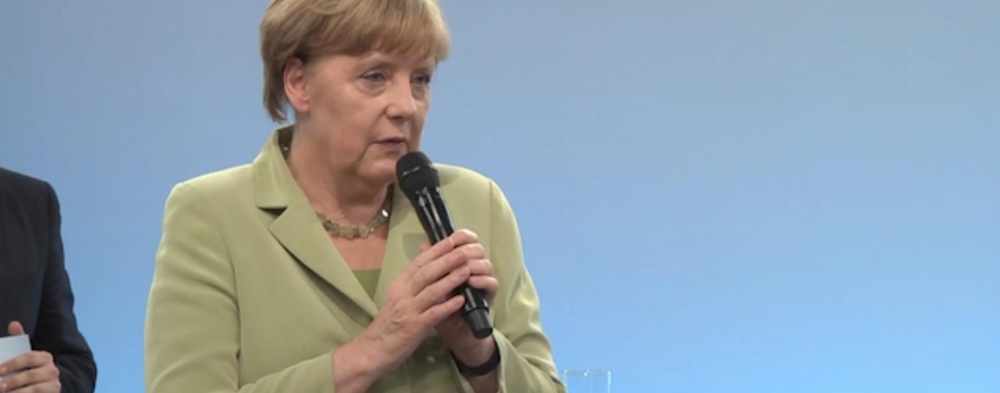 Merkel Dialog mit Jugendlichen